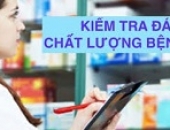 Kết quả tự kiểm tra, đánh giá chất lượng bệnh viện đợt 1 năm 2019